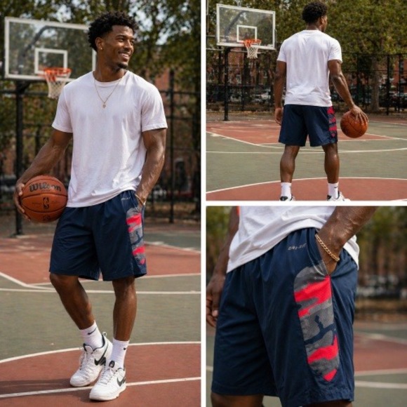 Nike Other - Nike Mens Dri-FIT Camo Basketball Shorts Athletic M 31x10 Baggy Casual